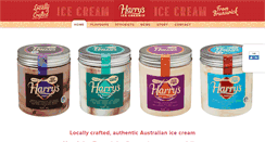 Desktop Screenshot of harrysicecream.com